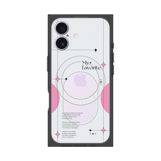 Premium Square Case with MagSafe［ Original - Instax Case - Pink ］