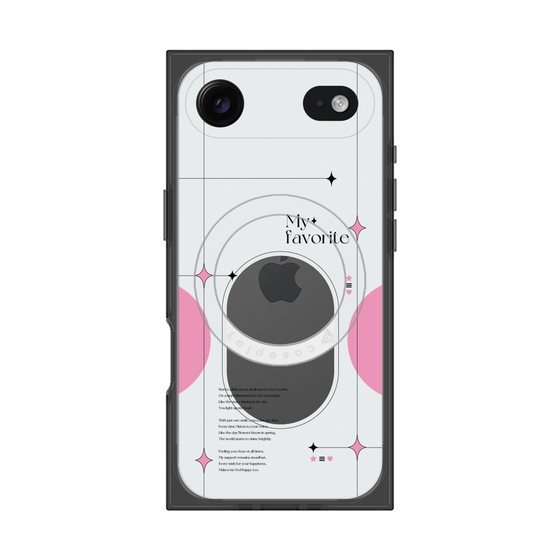 Premium Square Case with MagSafe［ Original - Instax Case - Pink ］