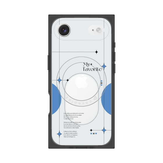 Premium Square Case with MagSafe［ Original - Instax Case - Blue ］