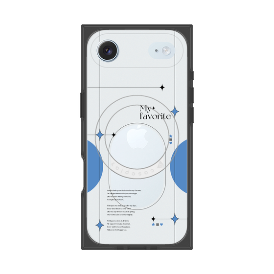 Premium Square Case with MagSafe［ Original - Instax Case - Blue ］