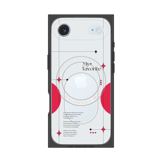 Premium Square Case with MagSafe［ Original - Instax Case - Red ］