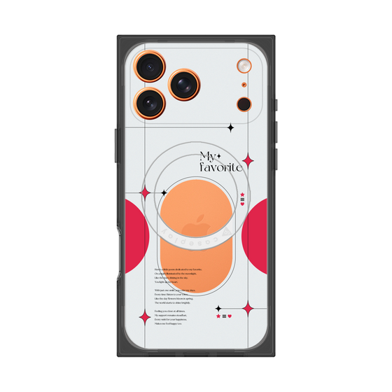 Premium Square Case with MagSafe［ Original - Instax Case - Red ］