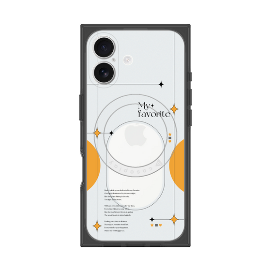 Premium Square Case with MagSafe［ Original - Instax Case - Orange ］