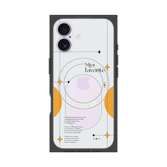 Premium Square Case with MagSafe［ Original - Instax Case - Orange ］