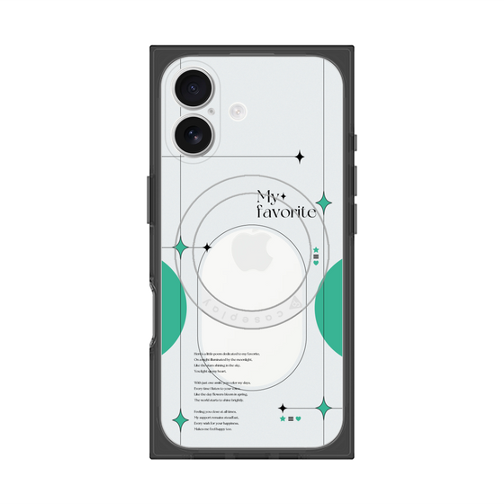 Premium Square Case with MagSafe［ Original - Instax Case - Green ］