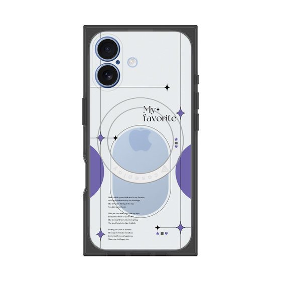 Premium Square Case with MagSafe［ Original - Instax Case - Purple ］