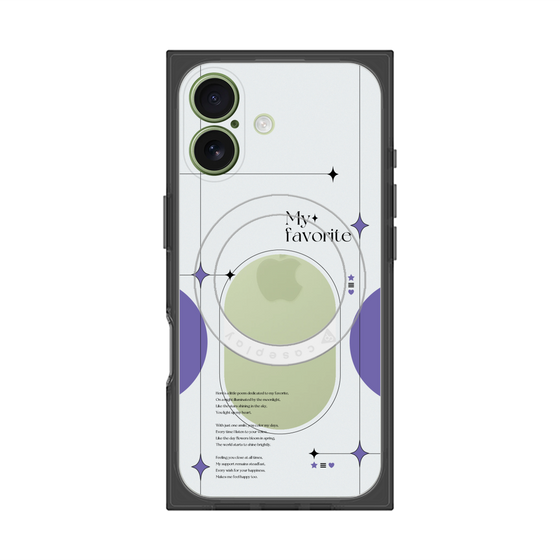 Premium Square Case with MagSafe［ Original - Instax Case - Purple ］