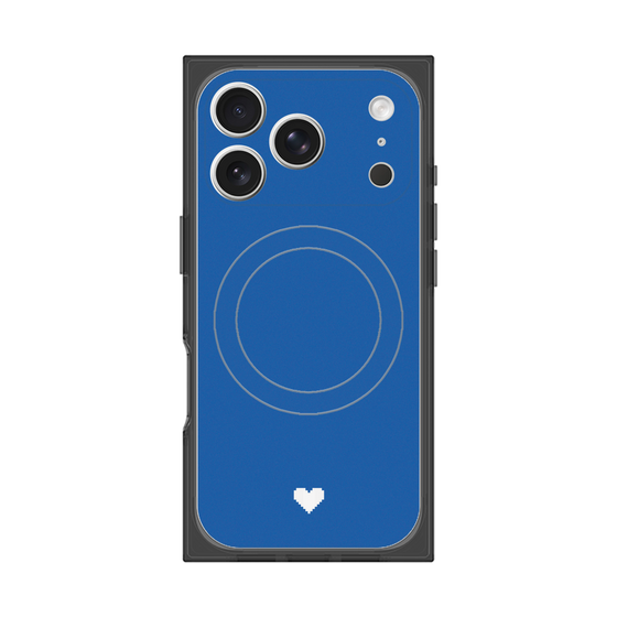 Premium Square Case with MagSafe［ Original - Favorite Color Heart - Blue ］