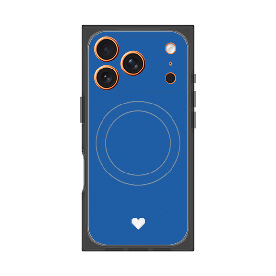 Premium Square Case with MagSafe［ Original - Favorite Color Heart - Blue ］