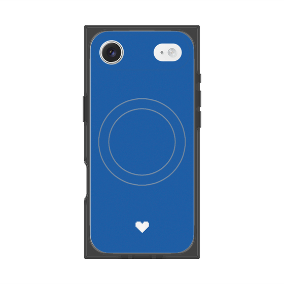 Premium Square Case with MagSafe［ Original - Favorite Color Heart - Blue ］