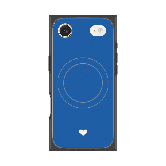 Premium Square Case with MagSafe［ Original - Favorite Color Heart - Blue ］