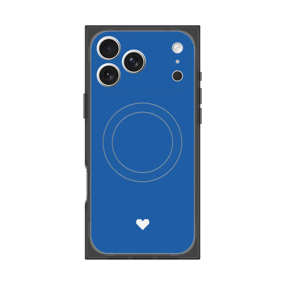 Premium Square Case with MagSafe［ Original - Favorite Color Heart - Blue ］