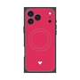Premium Square Case with MagSafe［ Original - Favorite Color Heart - Red ］