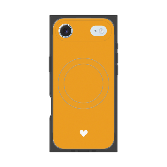 Premium Square Case with MagSafe［ Original - Favorite Color Heart - Orange ］