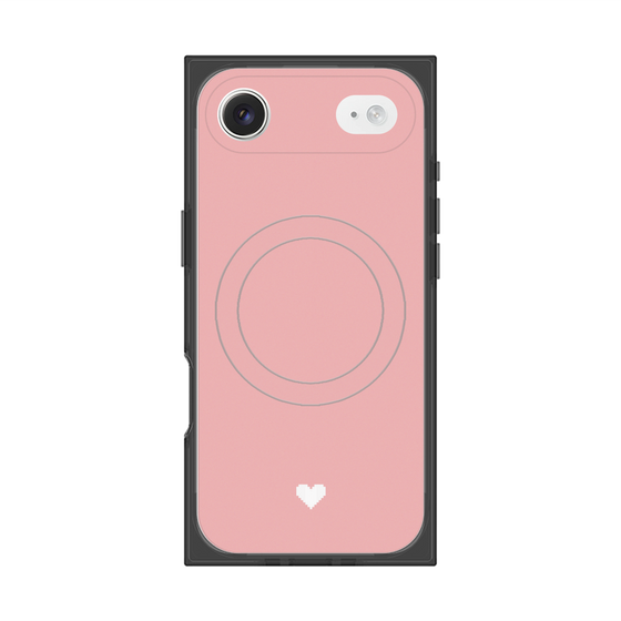 Premium Square Case with MagSafe［ Original - Favorite Color Heart - Pink ］
