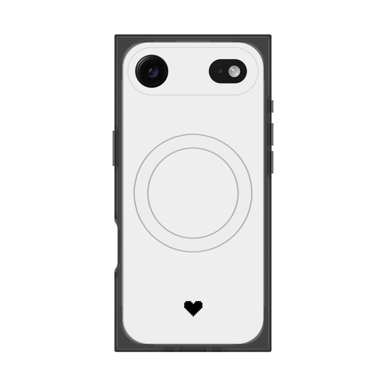 Premium Square Case with MagSafe［ Original - Favorite Color Heart - White ］