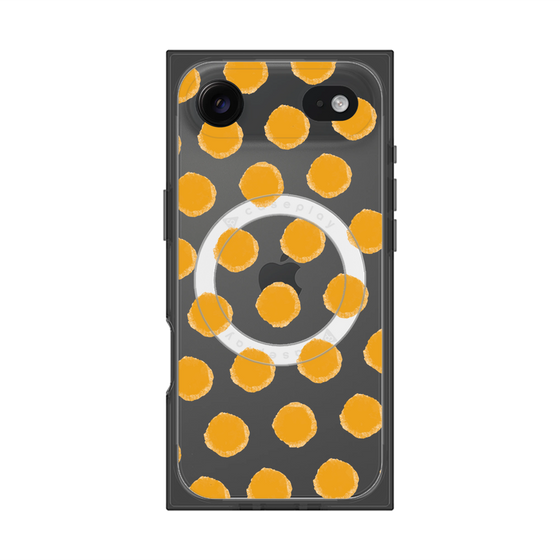 Premium Square Case with MagSafe［ Original - Favorite Color Polka Dots - Orange ］