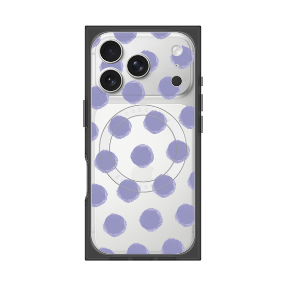 Premium Square Case with MagSafe［ Original - Favorite Color Polka Dots - Purple ］