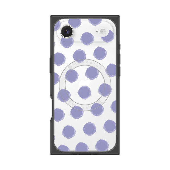Premium Square Case with MagSafe［ Original - Favorite Color Polka Dots - Purple ］