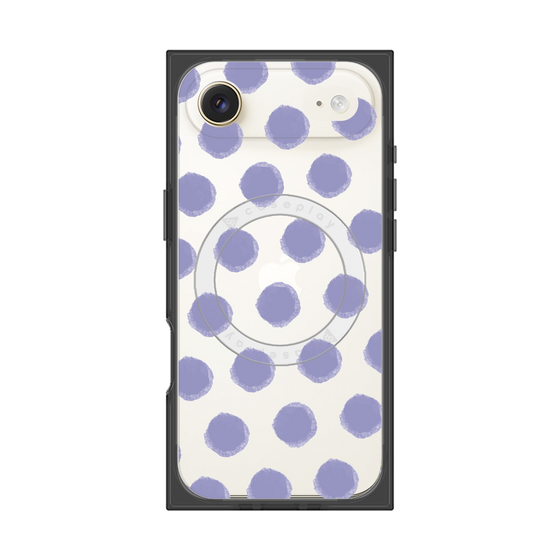 Premium Square Case with MagSafe［ Original - Favorite Color Polka Dots - Purple ］