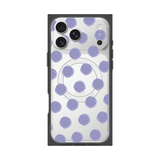 Premium Square Case with MagSafe［ Original - Favorite Color Polka Dots - Purple ］