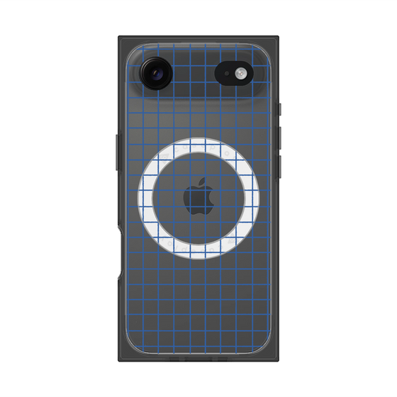 Premium Square Case with MagSafe［ Original - Favorite Color Check - Blue ］