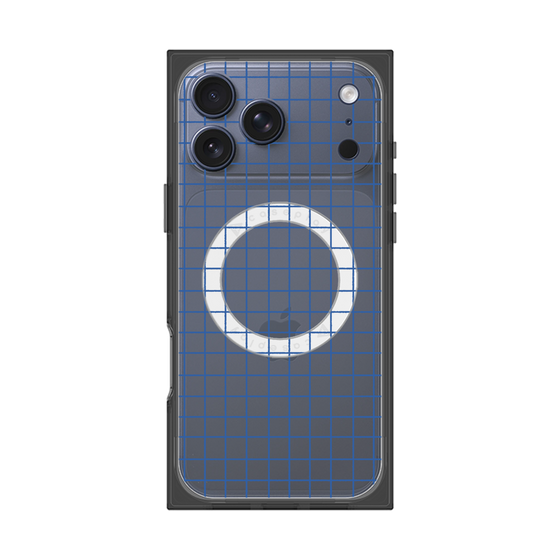 Premium Square Case with MagSafe［ Original - Favorite Color Check - Blue ］