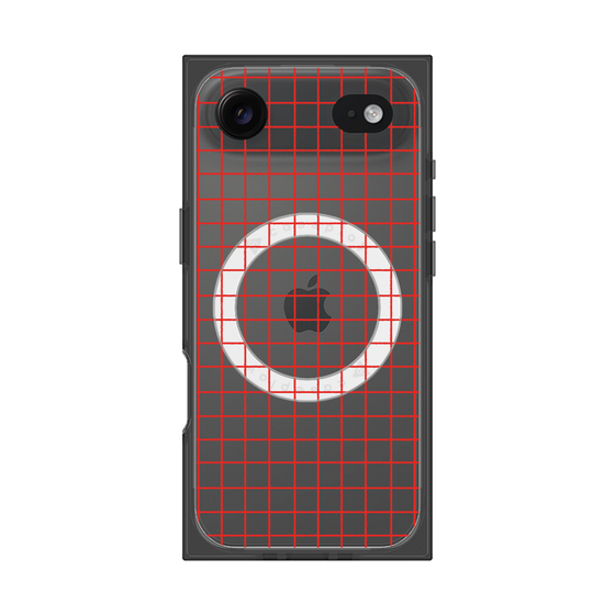 Premium Square Case with MagSafe［ Original - Favorite Color Check - Red ］