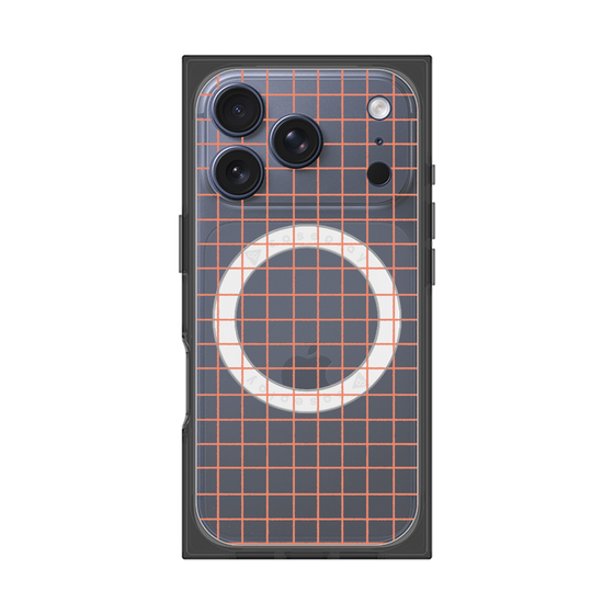 Premium Square Case with MagSafe［ Original - Favorite Color Check - Orange ］