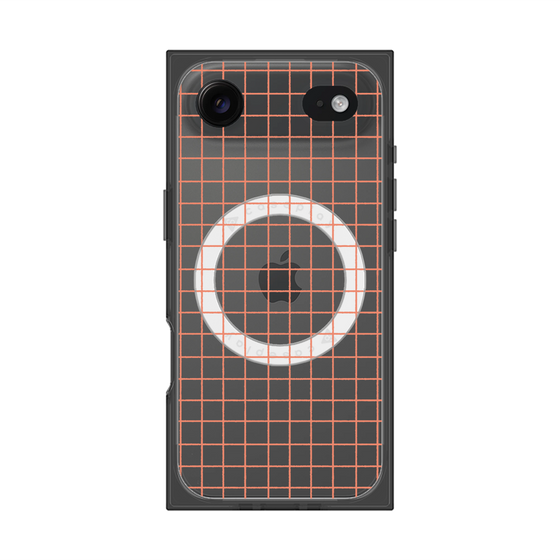 Premium Square Case with MagSafe［ Original - Favorite Color Check - Orange ］