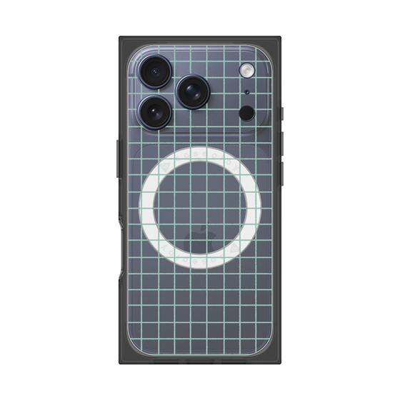 Premium Square Case with MagSafe［ Original - Favorite Color Check - Green ］