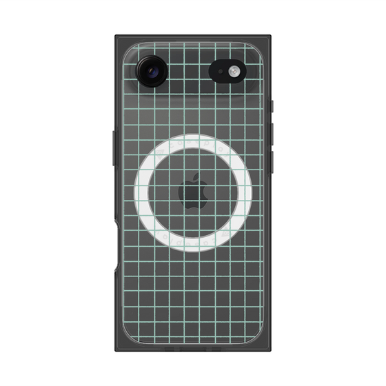 Premium Square Case with MagSafe［ Original - Favorite Color Check - Green ］