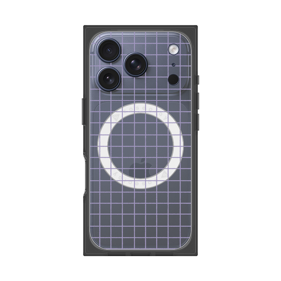 Premium Square Case with MagSafe［ Original - Favorite Color Check - Purple ］