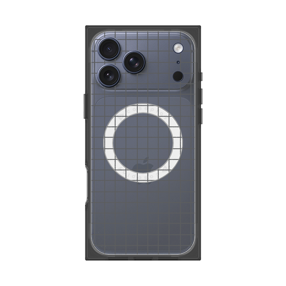 Premium Square Case with MagSafe［ Original - Favorite Color Check - Black ］