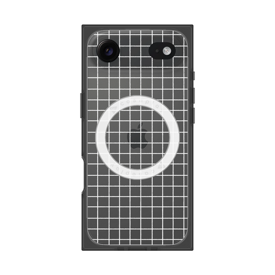 Premium Square Case with MagSafe［ Original - Favorite Color Check - White ］