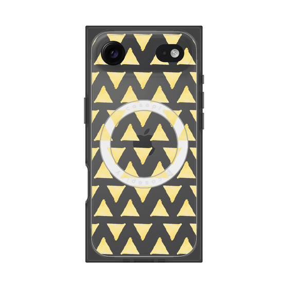 Premium Square Case with MagSafe［ Original - Favorite Color Triangle - Yellow ］