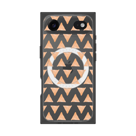 Premium Square Case with MagSafe［ Original - Favorite Color Triangle - Orange ］