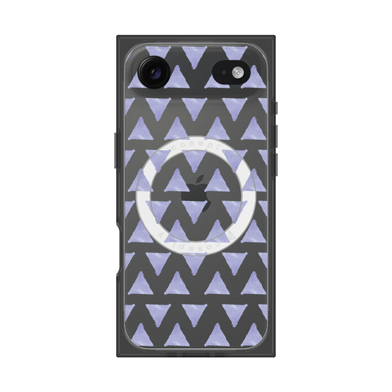 Premium Square Case with MagSafe［ Original - Favorite Color Triangle - Purple ］