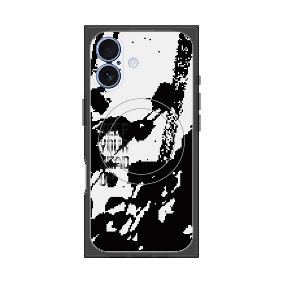 Premium Square Case with MagSafe［ Original - Dot Overlay - KEEP YOUR HEAD UP/C ］