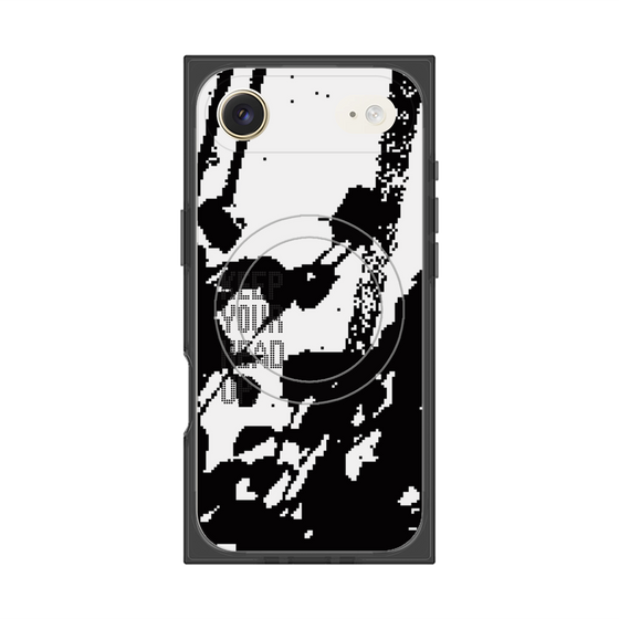 Premium Square Case with MagSafe［ Original - Dot Overlay - KEEP YOUR HEAD UP/C ］