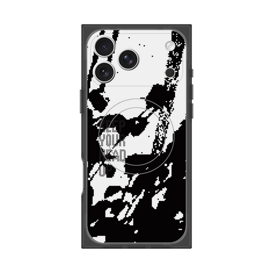 Premium Square Case with MagSafe［ Original - Dot Overlay - KEEP YOUR HEAD UP/C ］