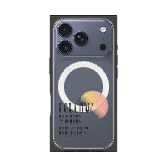 Premium Square Case with MagSafe［ Original - Dot Overlay - FOLLOW YOUR HEART/A ］