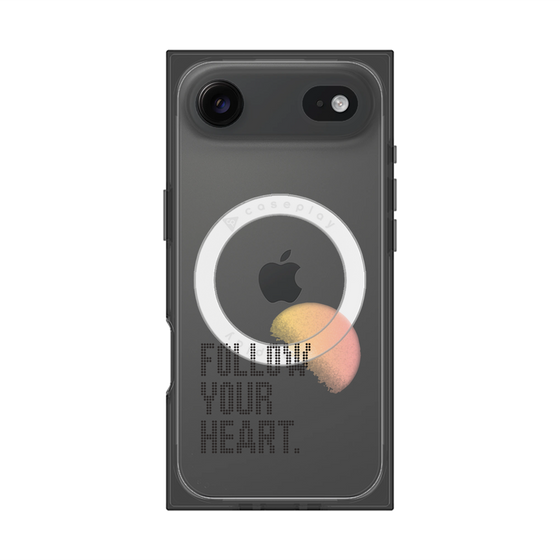 Premium Square Case with MagSafe［ Original - Dot Overlay - FOLLOW YOUR HEART/A ］