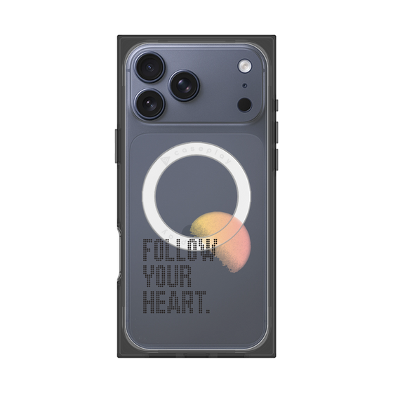 Premium Square Case with MagSafe［ Original - Dot Overlay - FOLLOW YOUR HEART/A ］