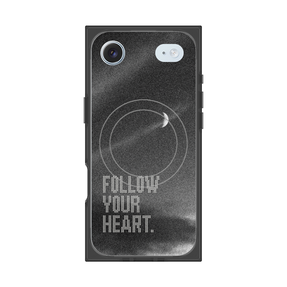 Premium Square Case with MagSafe［ Original - Dot Overlay - FOLLOW YOUR HEART/B ］