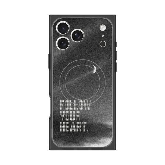 Premium Square Case with MagSafe［ Original - Dot Overlay - FOLLOW YOUR HEART/B ］