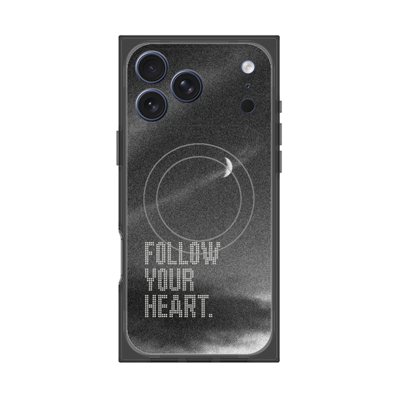 Premium Square Case with MagSafe［ Original - Dot Overlay - FOLLOW YOUR HEART/B ］