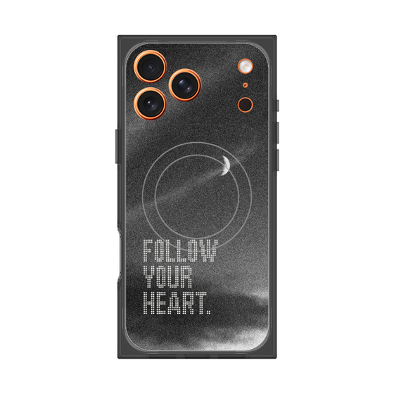 Premium Square Case with MagSafe［ Original - Dot Overlay - FOLLOW YOUR HEART/B ］