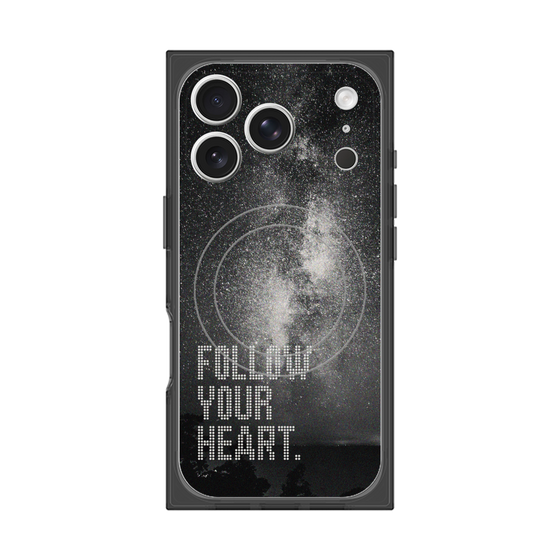 Premium Square Case with MagSafe［ Original - Dot Overlay - FOLLOW YOUR HEART/C ］