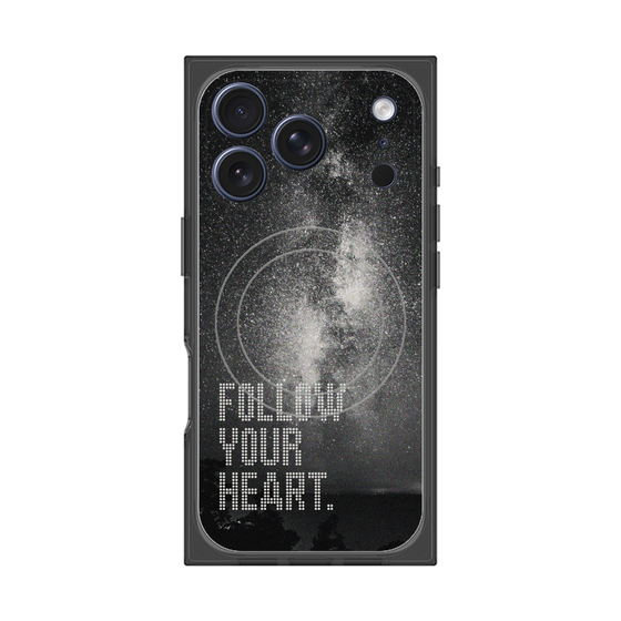 Premium Square Case with MagSafe［ Original - Dot Overlay - FOLLOW YOUR HEART/C ］